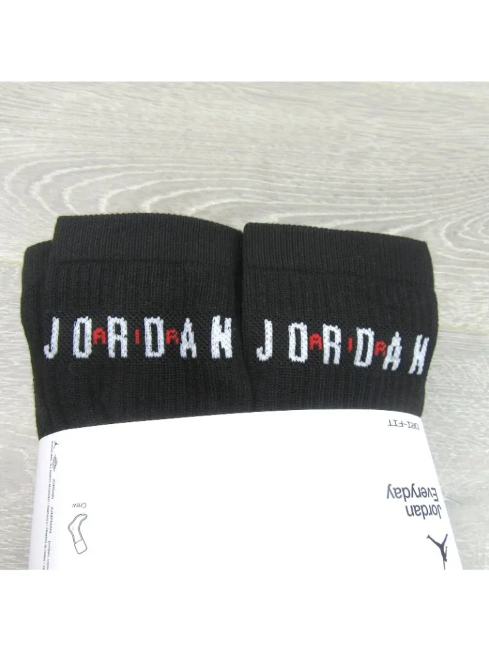 Jordan Everyday Dri-Fit Crew Socks (6 Pairs) Men's Size 8-12 NEW